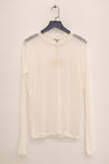 BASERANGE Classic Bamboo Fiber Bamboo Cotton Long Sleeve T-Shirt Series Collection Round Neck Bottoming Shirt France BAS-TOLS-BL-000-UNDYED